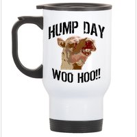 Hump Day Woo Hoo Camel Face Stainless Steel Travel Mug