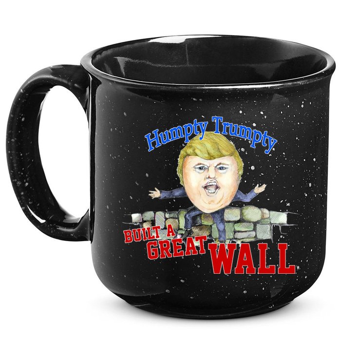 Humpty Trumpty Build A Great Wall 15oz Campfire Ceramic Mug