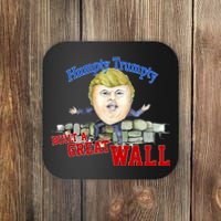 Humpty Trumpty Build A Great Wall Coaster