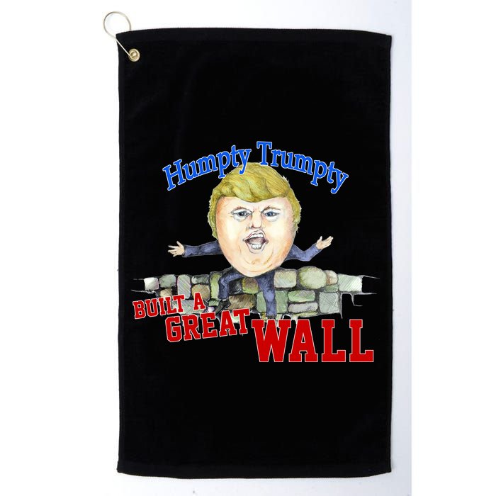 Humpty Trumpty Build A Great Wall Golf Towel
