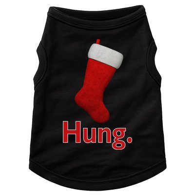 Hung Funny Christmas Doggie Tank