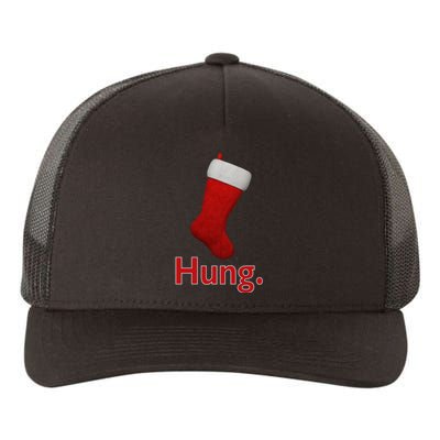 Hung Funny Christmas Yupoong Adult 5-Panel Trucker Hat