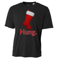 Hung Funny Christmas Cooling Performance Crew T-Shirt