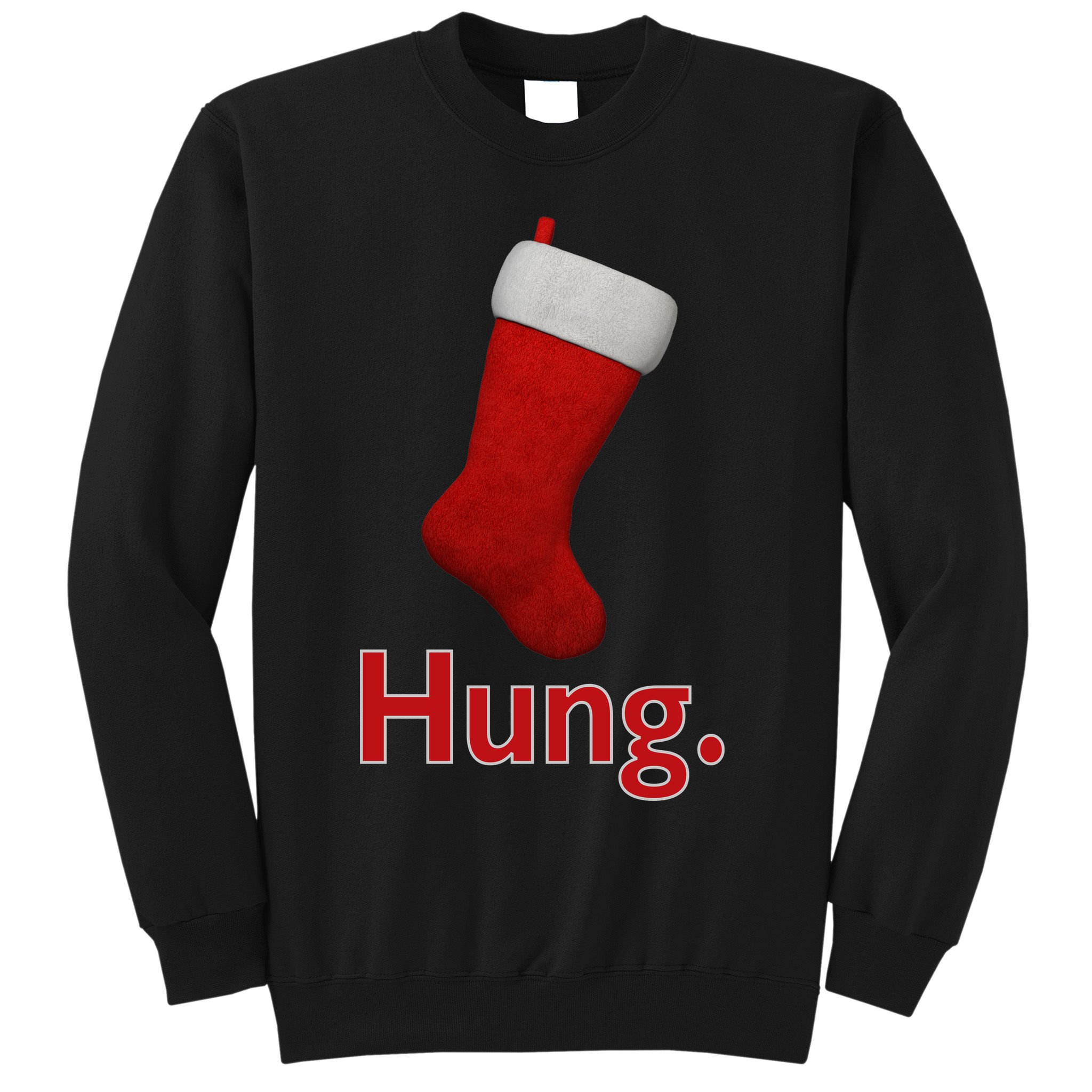Hung Funny Christmas Sweatshirt