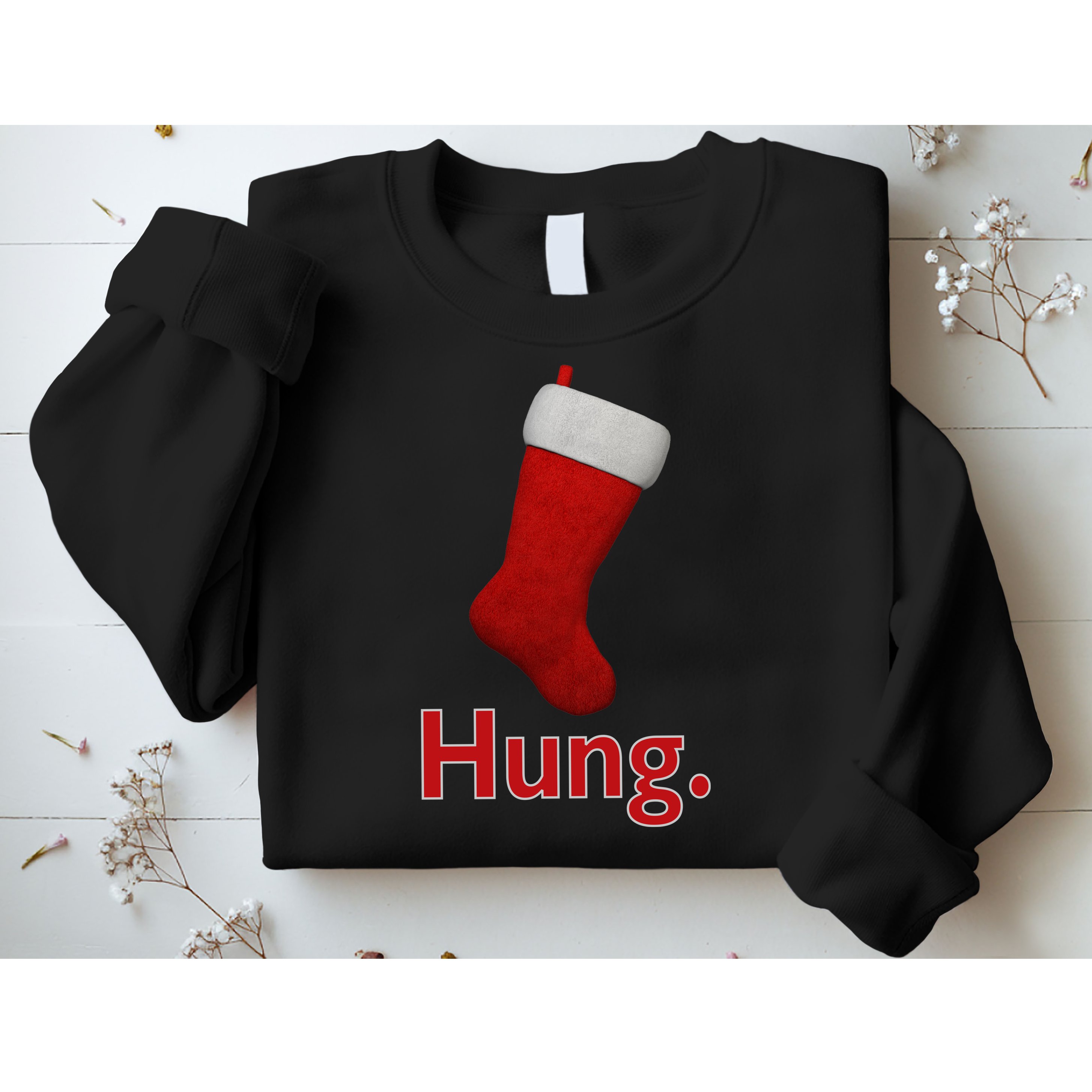 Hung Funny Christmas Sweatshirt