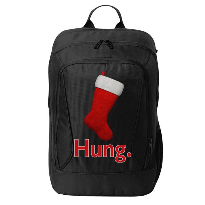 Hung Funny Christmas City Backpack