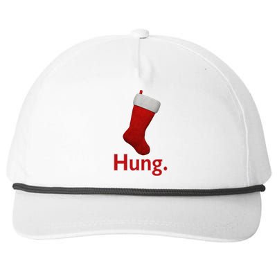 Hung Funny Christmas Snapback Five-Panel Rope Hat