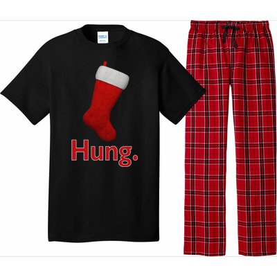 Hung Funny Christmas Pajama Set