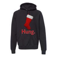 Hung Funny Christmas Premium Hoodie