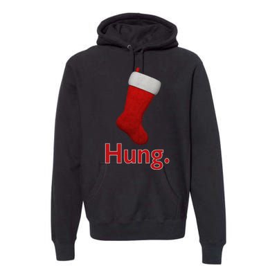 Hung Funny Christmas Premium Hoodie