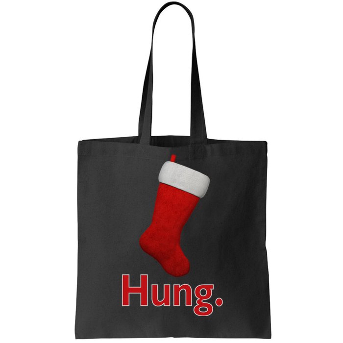 Hung Funny Christmas Tote Bag