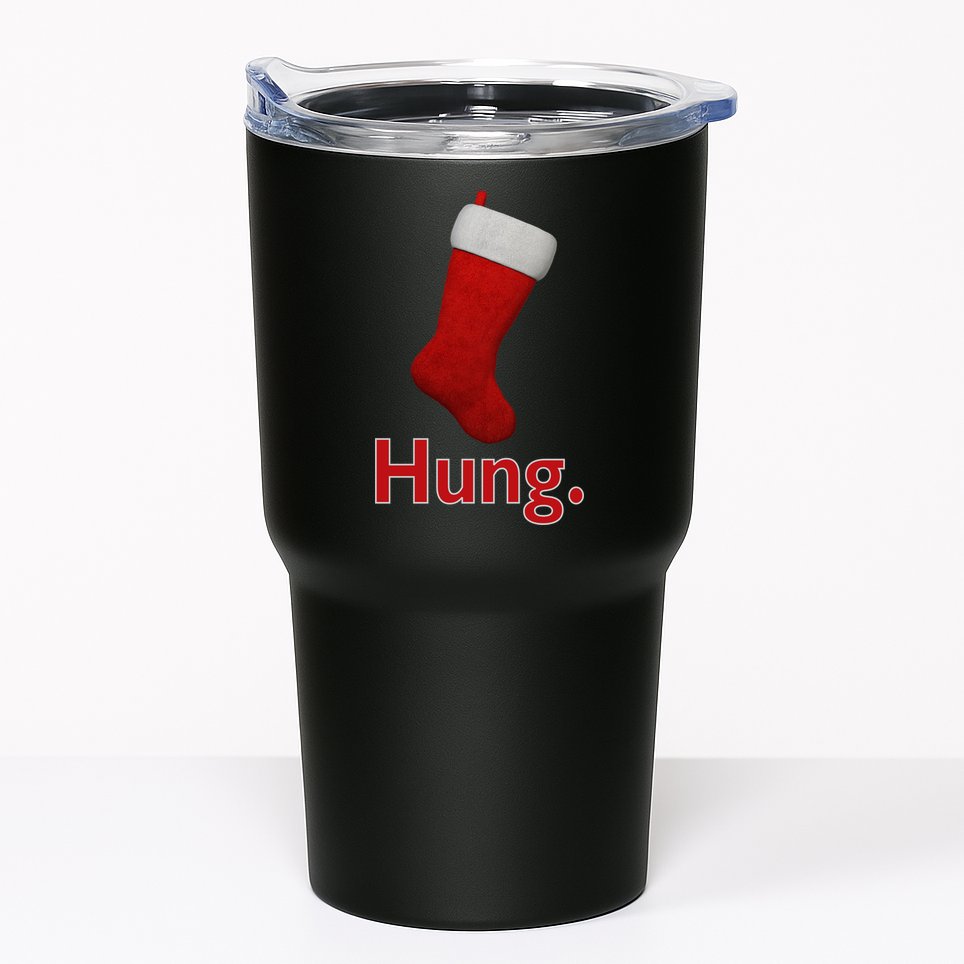 Hung Funny Christmas Tumbler
