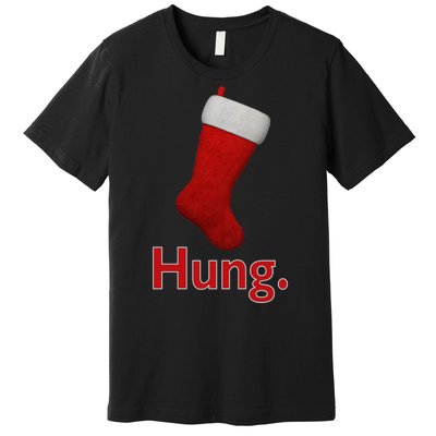 Hung Funny Christmas Premium T-Shirt