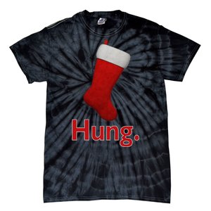 Hung Funny Christmas Tie-Dye T-Shirt