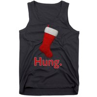 Hung Funny Christmas Tank Top