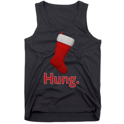 Hung Funny Christmas Tank Top