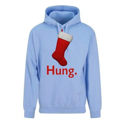 Hung Funny Christmas Unisex Surf Hoodie