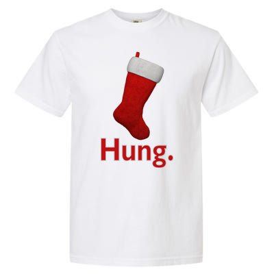 Hung Funny Christmas Garment-Dyed Heavyweight T-Shirt