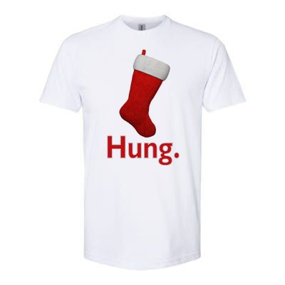 Hung Funny Christmas Softstyle® CVC T-Shirt