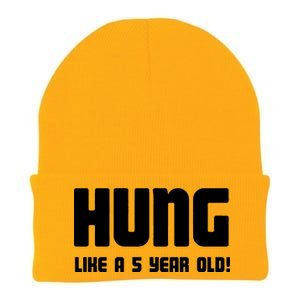 Hung Like A 5 Year Old Knit Cap Winter Beanie