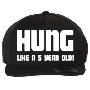 Hung Like A 5 Year Old Wool Snapback Cap