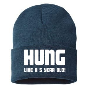 Hung Like A 5 Year Old Sustainable Knit Beanie