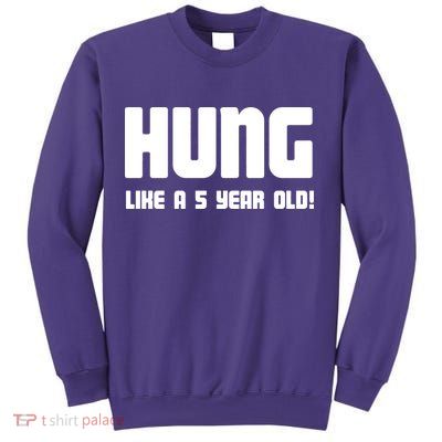 Hung Like A 5 Year Old Sweatshirt