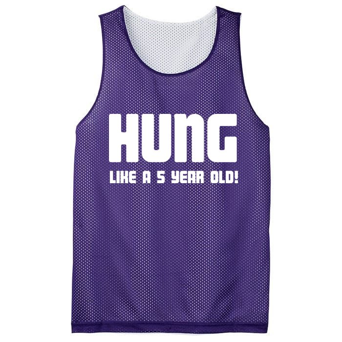 Hung Like A 5 Year Old Mesh Reversible Basketball Jersey Tank