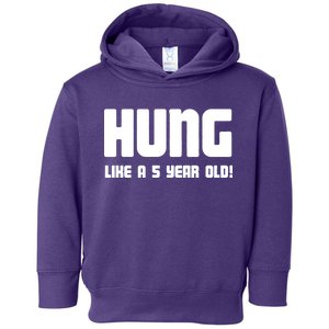 Hung Like A 5 Year Old Toddler Hoodie