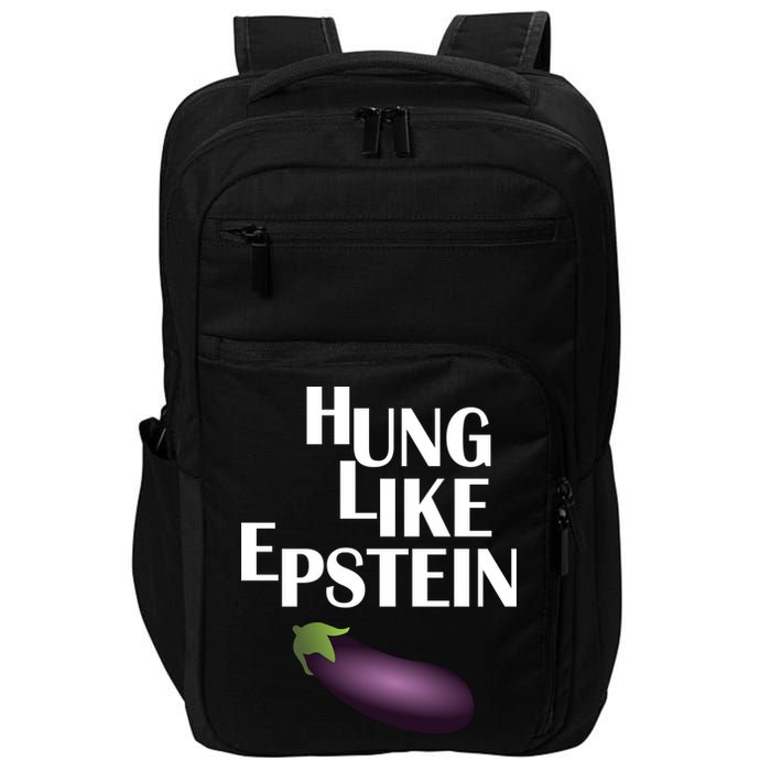 Hung Like Epstein Impact Tech Backpack