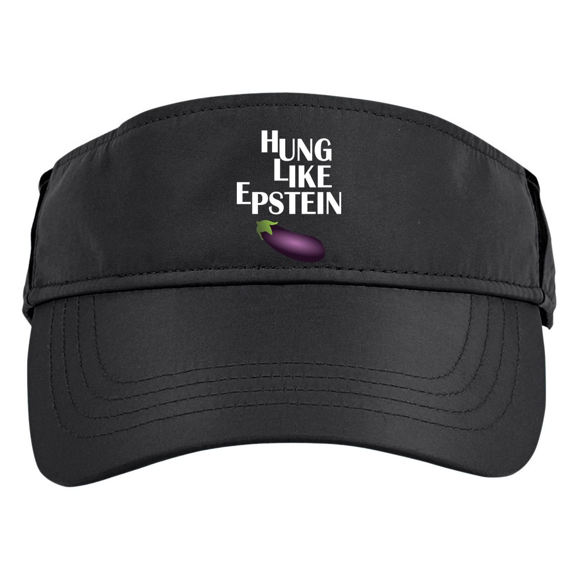 Hung Like Epstein Adult Drive Performance Visor