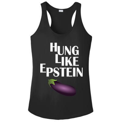 Hung Like Epstein Ladies PosiCharge Competitor Racerback Tank