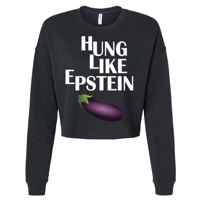 Hung Like Epstein Cropped Pullover Crew