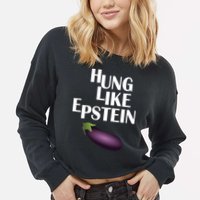 Hung Like Epstein Cropped Pullover Crew