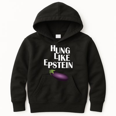 Hung Like Epstein Kids Hoodie