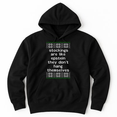 Hung Like Epstein Funny Ugly Christmas Hoodie