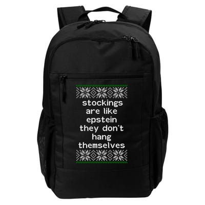 Hung Like Epstein Funny Ugly Christmas Backpack