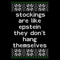 Hung Like Epstein Funny Ugly Christmas Drawstring Bag