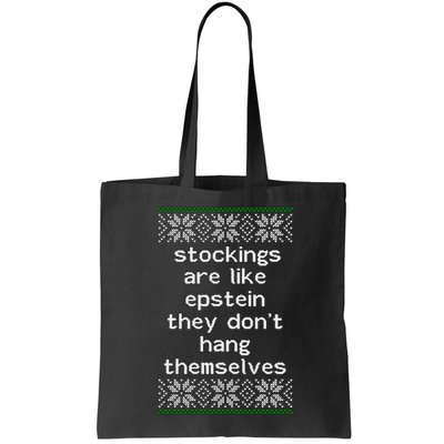 Hung Like Epstein Funny Ugly Christmas Bag
