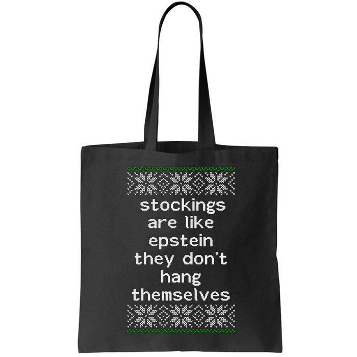 Hung Like Epstein Funny Ugly Christmas Bag