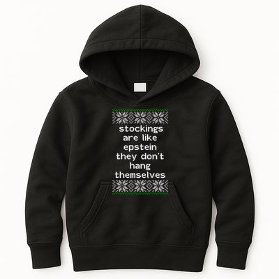 Hung Like Epstein Funny Ugly Christmas Kids Hoodie