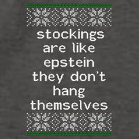 Hung Like Epstein Funny Ugly Christmas Vector Backpack