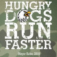 Hungry Dogs Run Faster Legacy Tie Dye Trucker Hat