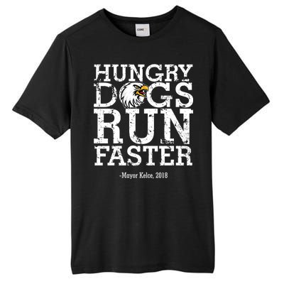 Hungry Dogs Run Faster Tall Fusion ChromaSoft Performance T-Shirt