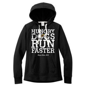 Hungry Dogs Run Faster Women's Fleece Hoodie