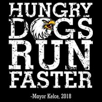Hungry Dogs Run Faster Ladies Essential Flowy Tank