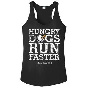 Hungry Dogs Run Faster Ladies PosiCharge Competitor Racerback Tank