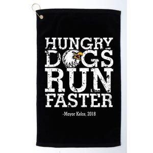 Hungry Dogs Run Faster Platinum Collection Golf Towel