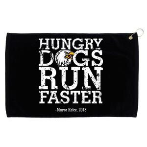 Hungry Dogs Run Faster Grommeted Golf Towel