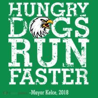 Hungry Dogs Run Faster Button